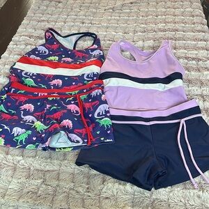 2 Girls Bathing suits size 8-9 JerrisApparel
